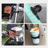 Регулируемая подставка для крепления стакана для напитков, кожаный держатель для мотоцикла, держатель для бутылки с водой для велосипеда, аксессуары для мотоциклов для велоспорта