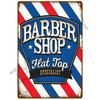 1 шт. Винтажный металлический постер BARBER SHOP Кафе Бар Паб Жестяная табличка Ретро Стрижка и Бритье Борода Знак Домашний Декор 8x12 дюймов