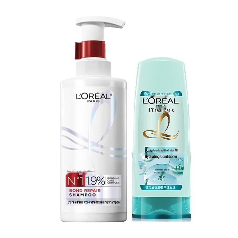 Набор для ухода за волосами L'Oréal: Укрепляющий Шампунь и Увлажняющий Кондиционер