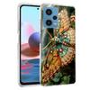 Чехол для телефона Moth Macro для Redmi Note 13 12 14 15 Pro Plus 13R 11 11T 11E 11S 10 Pro 10S 9 9S Чехол для телефона Прозрачный ТПУ Capa Чехлы Sho