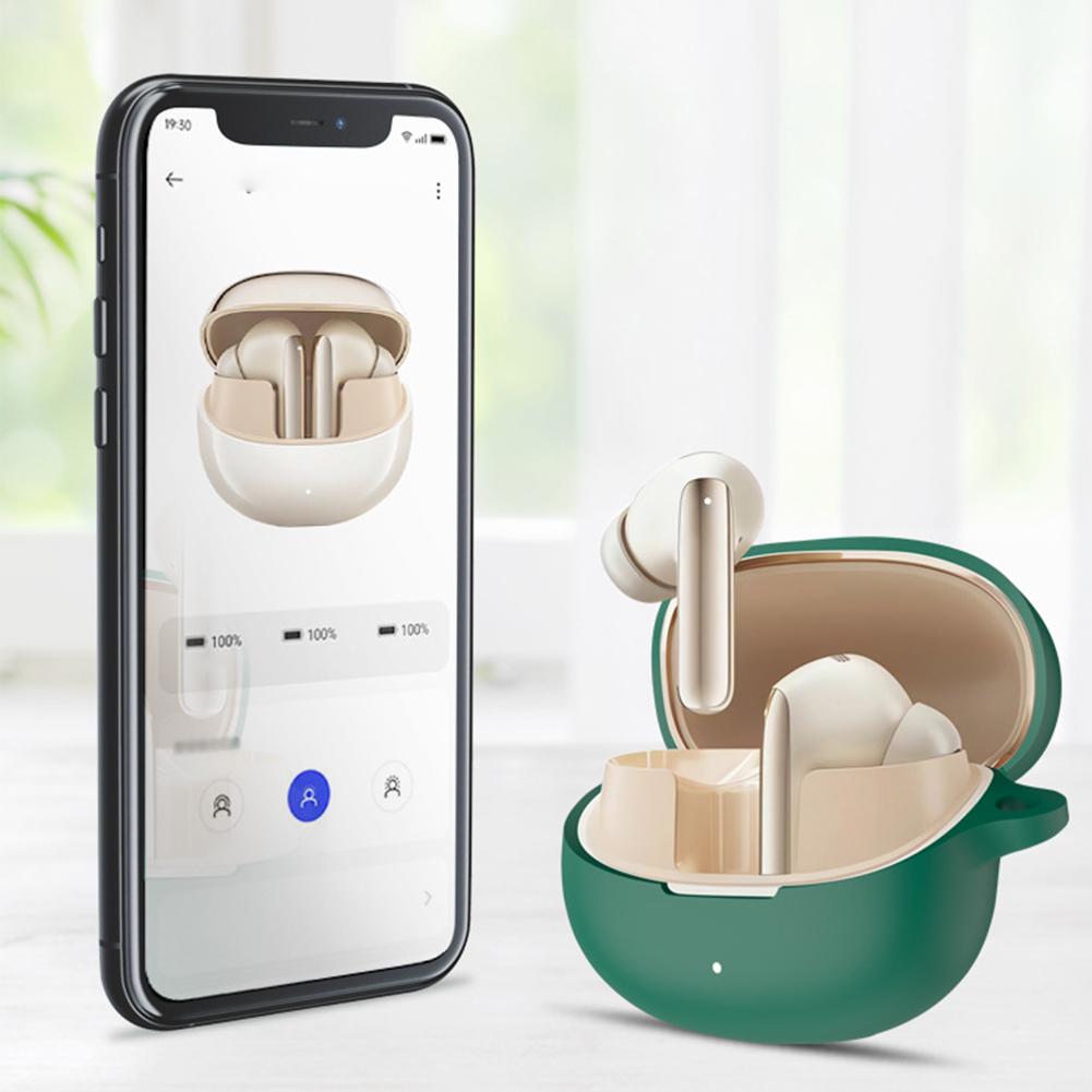 Для QCY Melobuds Pro Bluetooth наушники чехол силиконовый чехол анти-капля пылезащитный чехол для зарядки Bluetooth гарнитуры силиконовый чехол