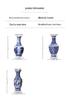 Большая сине-белая фарфоровая ваза Jingdezhen в антикварном стиле для декора гостиной или тумбы под телевизор