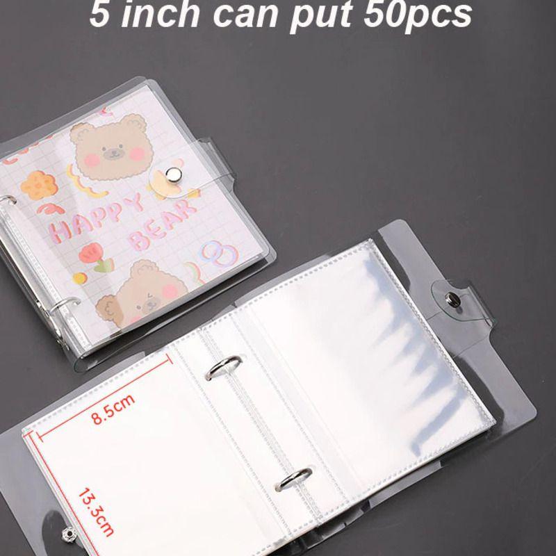 Прочный ПВХ-альбом для фотокарточек с 50/100 карманами для максимальной защиты фотографий