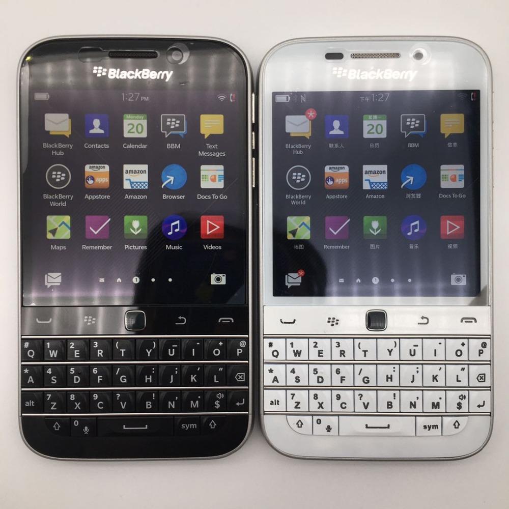 Refurbished Blackberry Classic Q20 4G NETWORK 2GB RAM 16GB ROM 8MP 3.5" Mobile Phone Cell Phone With 1 SIM