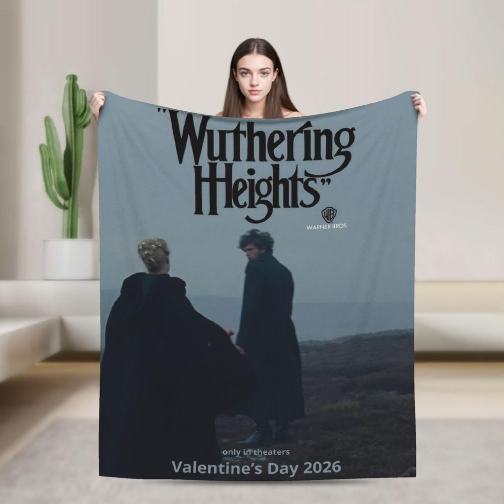 Wuthering Heights 2026 Movie Gift Fashion Blanket For Men Women Ultra Soft Throw Fashion Blankets for Living Room es Multi-size