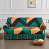 Эластичный растягивающийся чехол для дивана с юбкой, моющийся защитный чехол для мебели, напечатанные чехлы с эластичной подошвой для гостиной