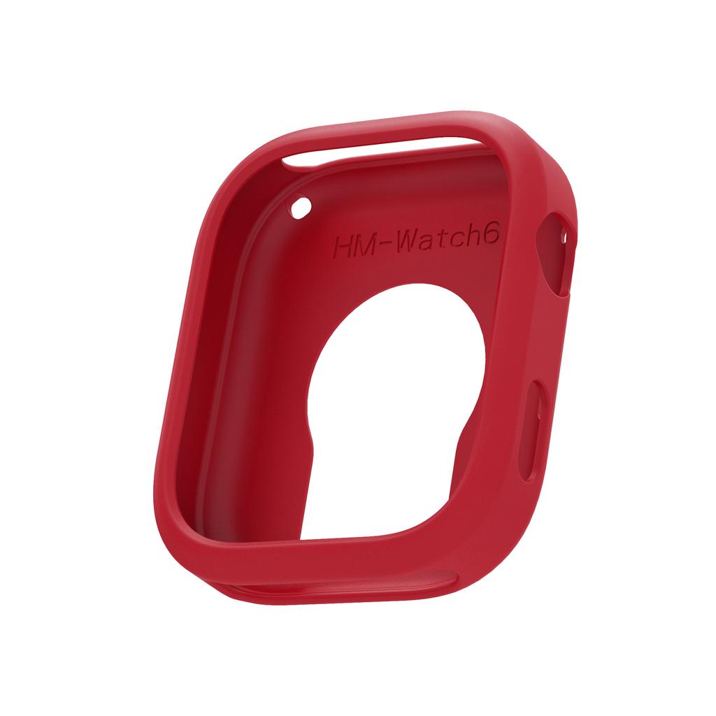 Защитный чехол для экрана для Redmi Watch 6 Watch6 Чехол Мягкий и прочный Силиконовый Полый Защитный Бампер Оболочка Аксессуары