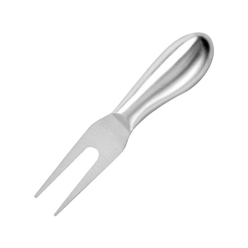 Набор ножей для сыра из нержавеющей стали: Полая ручка с ножом для масла, ножом для пиццы, вилкой для сыра, ножом и вилкой для чизкейка.