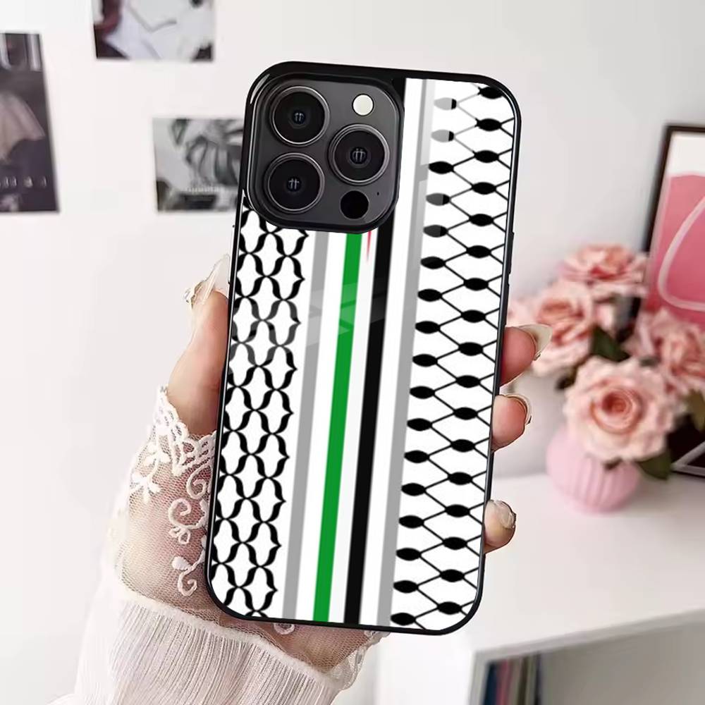 Чехол для телефона P-PalestineS Hattah K-Keffiyeh для iPhone 17,16,15,14,13,12,Plus,Pro,Max с магнитной беспроводной зарядкой Magsafe