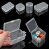 Plastic Clips Boxes Jewelry Diamond Container Storage Box Pill Storage Supply Craft Bead Holder
