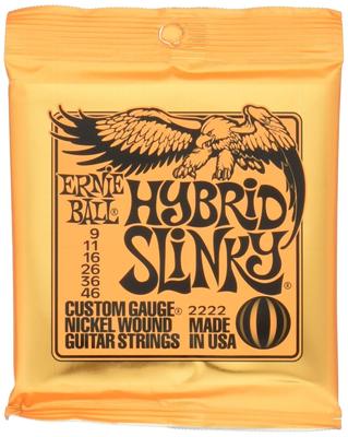 Гитарные струны Гибридные 3 комплекта 2222 HYBRID SLINKY 3SET [Оригинал] (09-46)