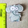 Cute Cartoon Brooches For Women Acrylic Zebra Lion Monkey Elephant Animal Brooch Pins Clothes Backpack Hat Badge Kids Gifts
