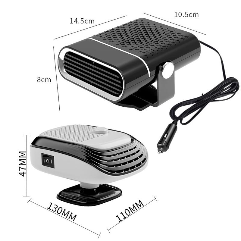 Электрический автомобильный обогреватель, дефростера, демистера, портативный обогреватель, вентилятор для обогрева лобового стекла, дефростера, аксессуары для салона автомобиля