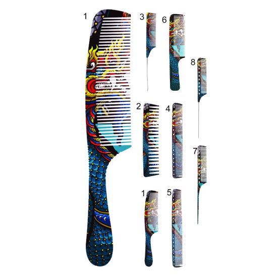 Привлекательная расческа для волос с гладкой поверхностью, антистатическая портативная парикмахерская расческа из АБС-пластика для дома