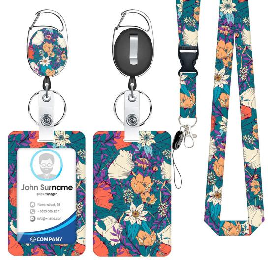 Держатель для бейджа, выдвижная катушка с ремешком-карабином, зажим для офисного персонала, зажим для карточек, держатель для бейджа, офисные принадлежности