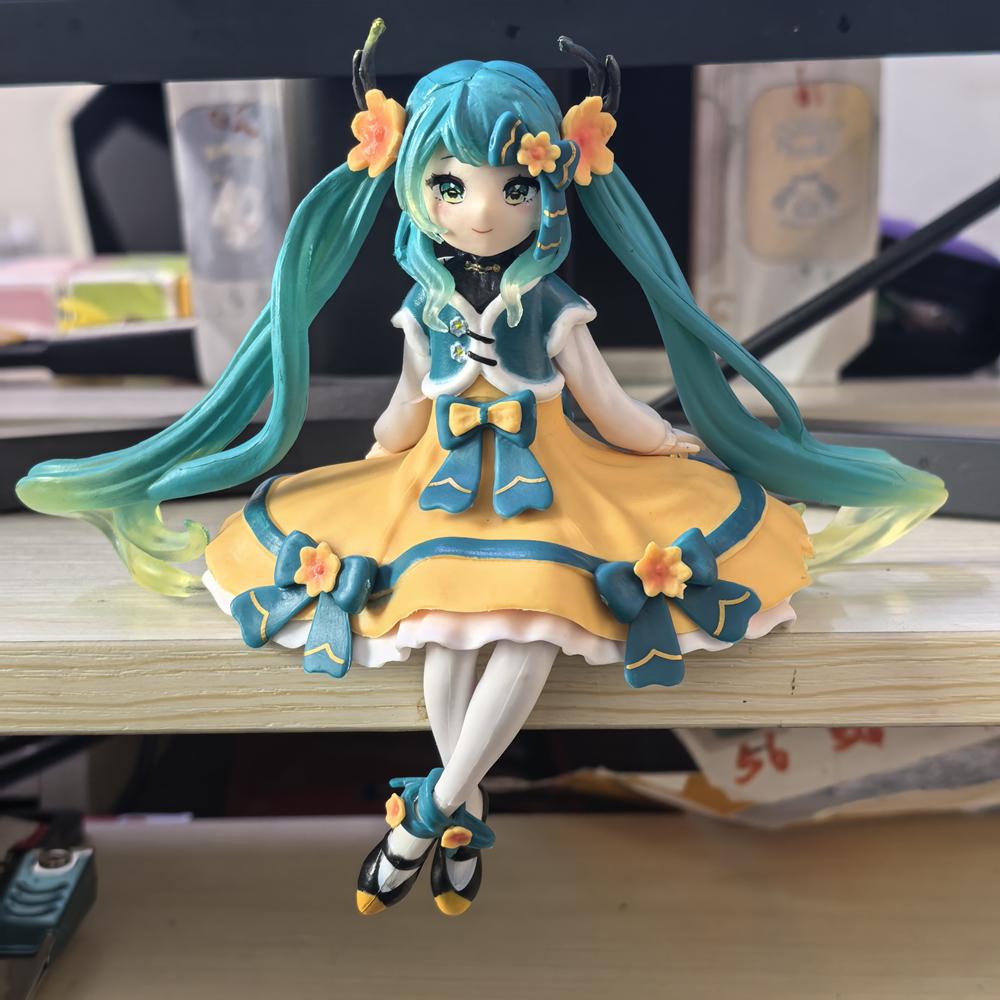 Anime Figure Wedding Dress Action Figures Kawaii Swimsuit Vocaloid PVC Collectible Model Playthings Girl Gift Idea