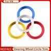 Автомобильный руль с центральной круговой накладкой для VW Golf 6 7 Polo Tiguan Passat B6 B7 Touran Scirocco Beetle Jetta MK5 MK6 Caddy