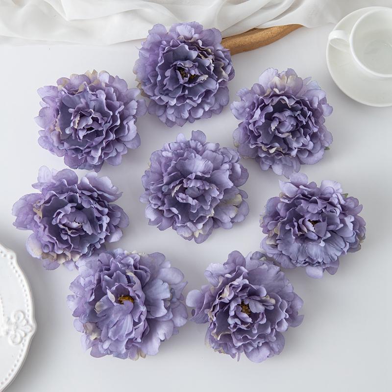 5/10PCS Artificial Flowers Spring And Summer Silk Peony Wedding Dress Decoration DIY Home Christmas Vase Ornaments Scrapbook