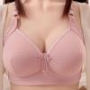 Беспроводной бюстгальтер для женщин среднего возраста с большой грудью: Дышащий, поддерживающий и тонкий дизайн с мягкими вставками
