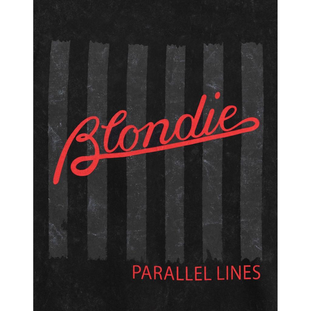 Blondie Unisex Adult Parallel Lines T-Shirt