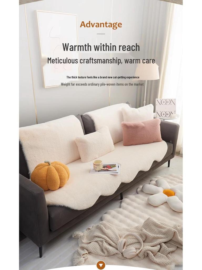 Ковер из искусственного кроличьего меха: Пушистый напольный коврик для спальни/прикроватный, подушка для эркерного окна в гостиной, прикроватный коврик для кофейного столика или гардеробной