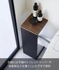 Yamazaki Toilet Pipe W18 x D20 x Tower Concealed Storage Toilet Rack 5224 (Yamazaki Industries) Cover, Black, H47.2cm, Series,