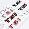 AABLF1 ABS Car Letter Stickers Rear Trunk Tail Emblem Decoration for Volkswagen GTI Golf Passat Bora Touareg Tiguan Polo Sharan Santana