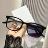 New Minimalist Women Photochromic Myopia Glasses Retro Tea Anti Blue Light Glasses Outdoor Color Changing Near Sight Glasses