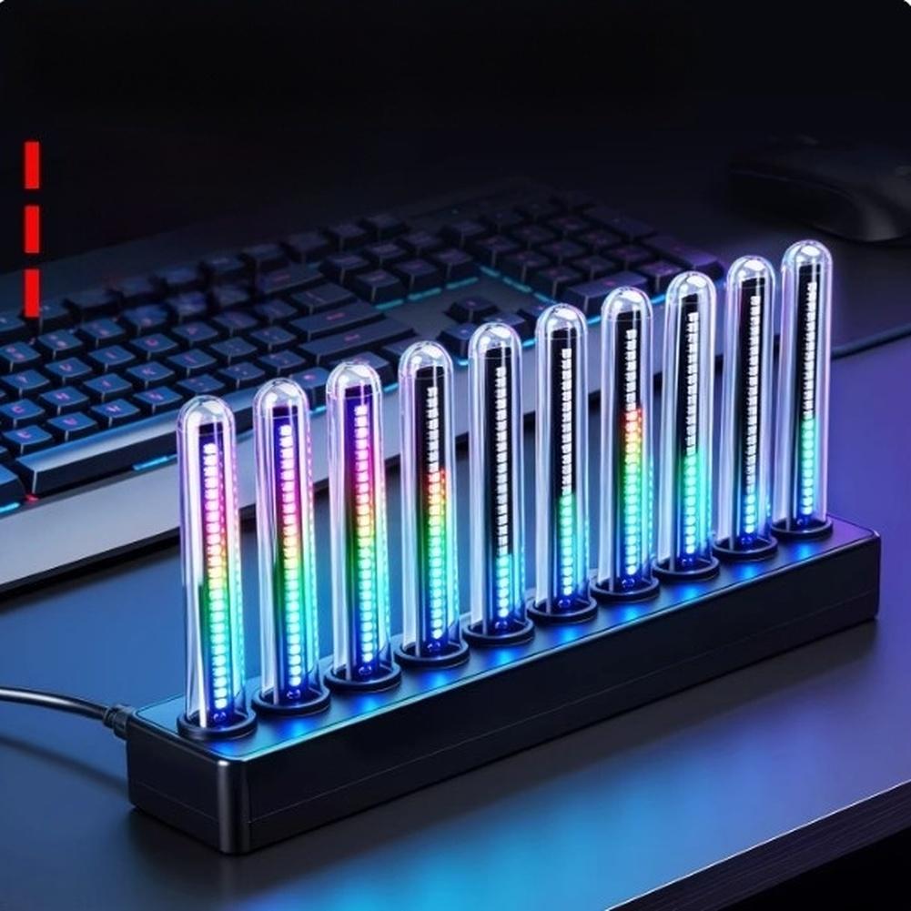 RGB LED Аудио ДЛЯ СПЕКТРА Активируемый звуком Музыкальный Визуализатор Игровая Комната Свет Голосовая активация Музыкальная Ритм-Лампа
