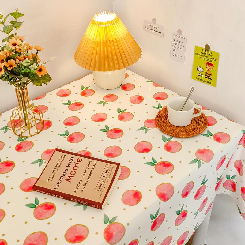Small Fresh Student Flannel Tablecloth Desk Bedside Table Coffee Table Cover Cloth Photo Background Picnic Cloth