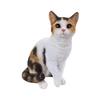 Woobia Sitting Calico Cat 25 X 17 X Cm Doll Figure Ornament Animal Garden Decoration Cat Right-facing (large) 30.5 H12321-18