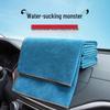 Microfiber Lint-Free Double-Sided Car Wash Towel - Thick, Water Absorbent, Large Size