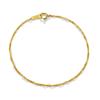 24K Pure Gold Screw with Mint Certification Gold Chain [SPERANZA] Bracelet, 1.28mm Wide, 17cm, Mark,