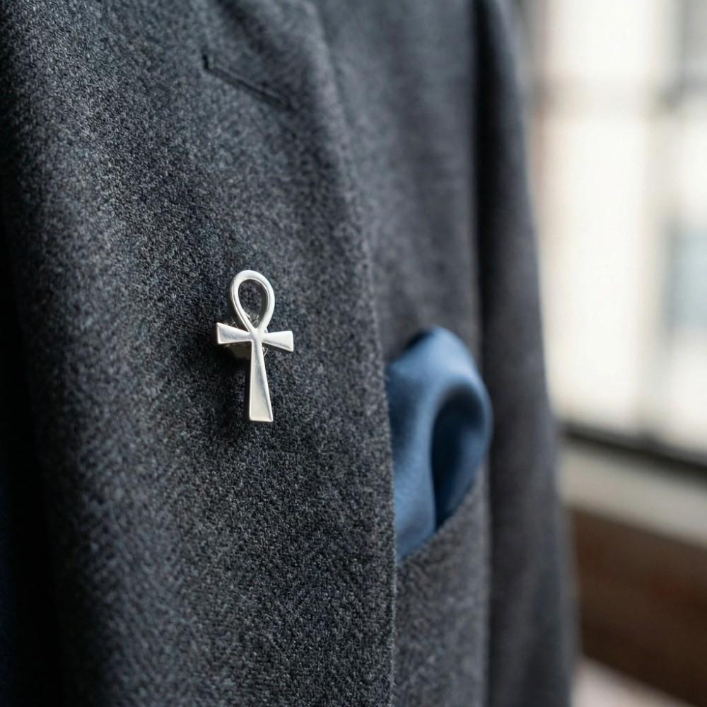 Clothes Accessories Cross Lapel Pins Light Luxury Bow Lapel Pin Egyptian Vintage Brooches Gifts