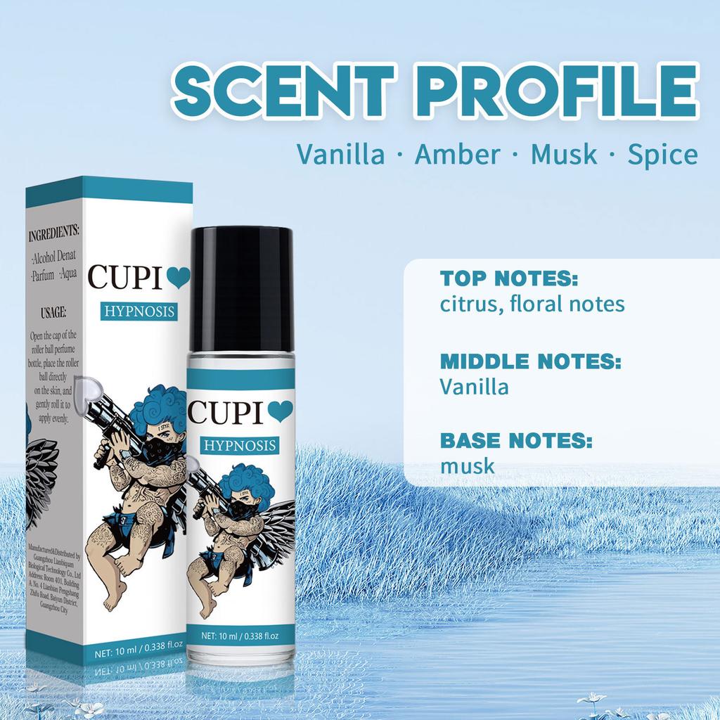 CUPI HYPNOSIS Unisex Perfume 10ml, Long-Lasting Scent, Gender Neutral Fragrance, Portable Travel Size less