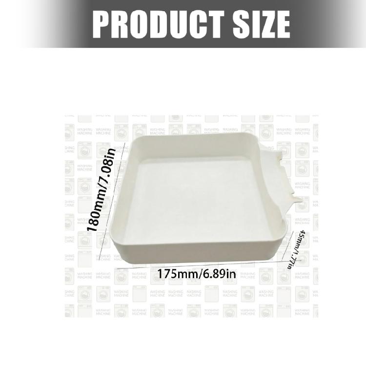 Quick Use Plastic Tray For Washer Drainage To Keep Laundry Area Dry And Clean