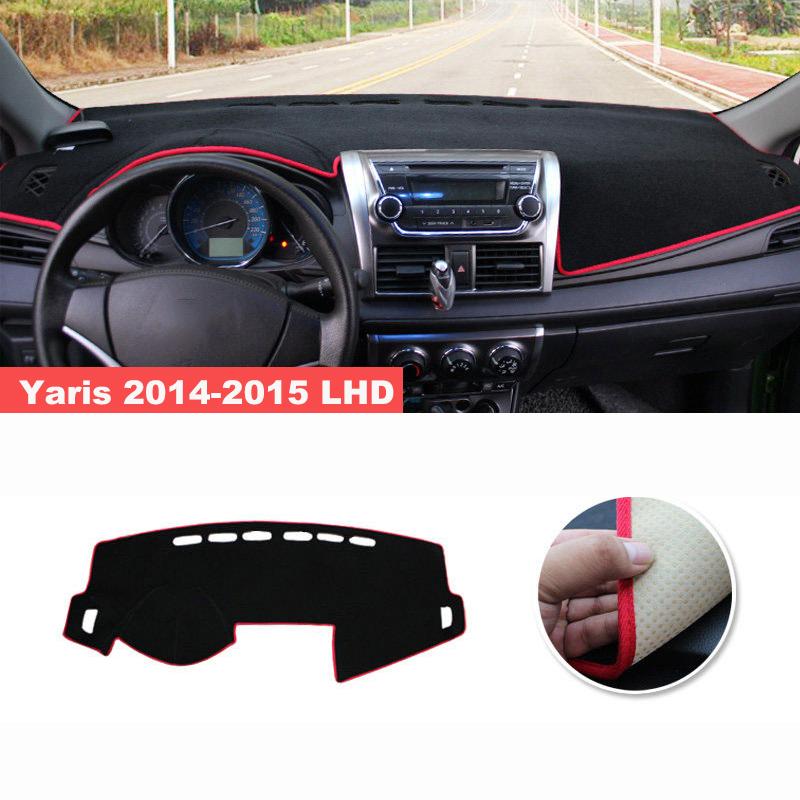 Для Toyota Yaris XP130 2014 2015 автомобильный коврик для приборной панели солнцезащитный козырек коврики защитные аксессуары