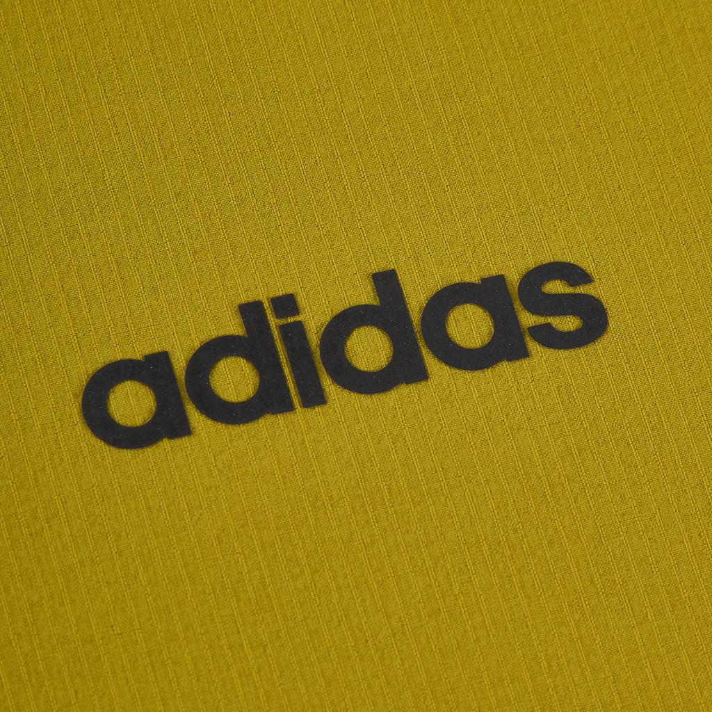 adidas SS25 Уличная мода Удобная Универсальная Куртка с капюшоном Мужская куртка Желто-зеленая KB8508