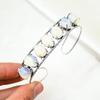 Milky Opal 925 Solid Sterling Silver Bracelet Adjustable, Handmade Gemstone Jewelry, Gift For Mom Antique Jewelry