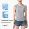 Женский мягкий жилет из лиоцелла Tencel - Высокая эластичность, Прохладный, Однотонный, Повседневный топ для лета