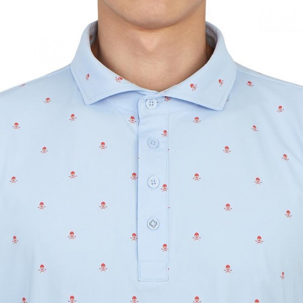 Футболка с коротким рукавом Zipore Golfwear для мужчин с воротником g4mS23k361a Sky