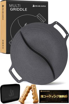 JIKABIJAPAN Multi Griddle Outdoor Iron Plate японская отдельная [Подлинный продукт] (33см Тип)