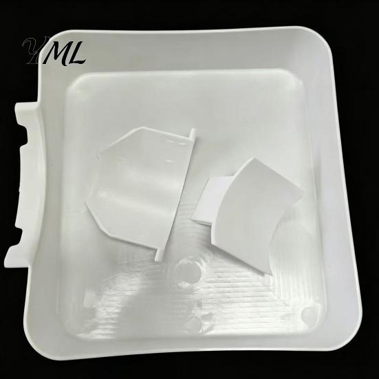 Under Washer Catch Basin Washing Machine Drain Pan, Heavy Duty Leak Proof Drainage Laundry Room Floor Guard Tray, Protection for Front Load
