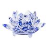 Artificial Quartz Crystal Party Decor Lotus Flower Figurine Wedding Souvenir