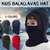 Children's Balaclavas Hat Thick Thermal Windproof Ski Cycling Face Mask Caps