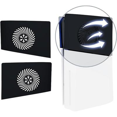 Лицевые панели с вентиляционным отверстием для консолей PS5 Slim Disc / Digital Edition, пластиковая сменная защитная пластина