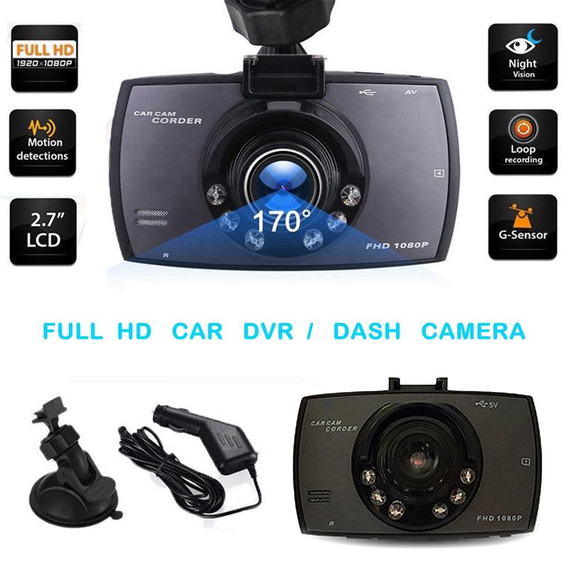 2,4-дюймовый автомобильный видеорегистратор с ИК-камерой 1080P, ночным видением, высокой четкостью изображения, дорожным регистратором, дисплеем для мониторинга транспортного средства