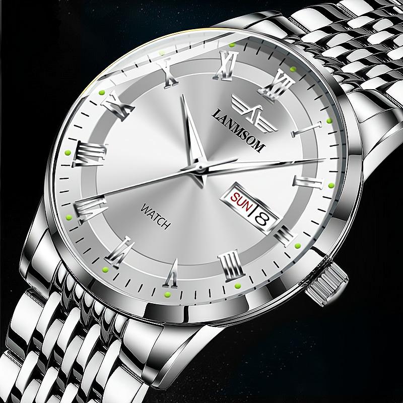 New TOP Brand Luxury Men's Watch With Box Ultra-thin Business Simple Waterproof Leisure Men's Quartz Watches