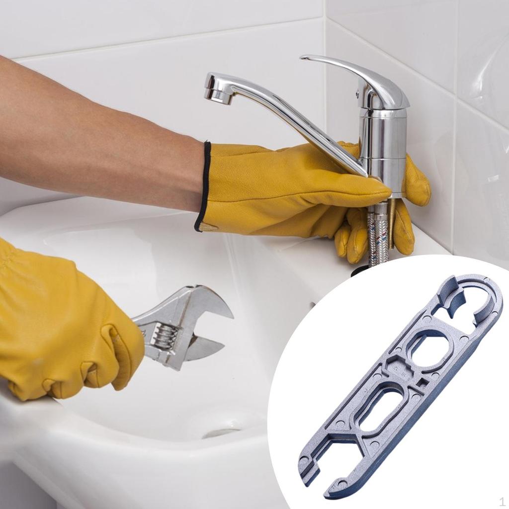 Съемник аэратора смесителя Ключ для аэратора Универсальный рычаг для ослабления излива воды Инструмент для ремонта из высокоуглеродистой стали