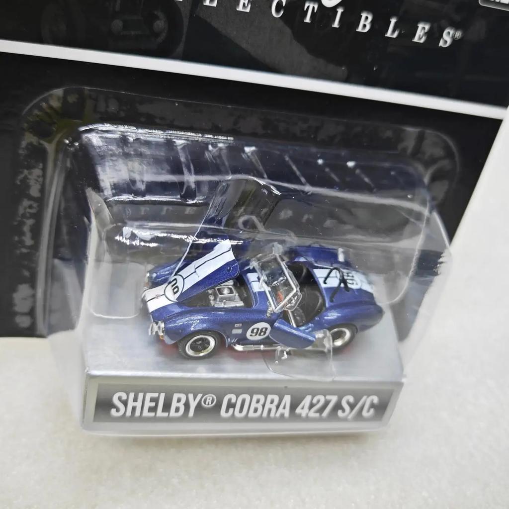 1:64 SHELBY COBRA 427 S/C Высокодетализированная Сплавная Модель Автомобиля Коллекционная Игрушка Подарок Продвинутая Модель Автомобиля Коллекционные